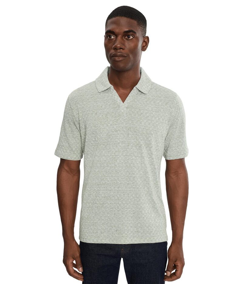 ジョンストンアンドマーフィー メンズ トップス シャツ Vネック Johnston Murphy Sedona Vneck Polo Sage Basketweave セージ 15,961円
