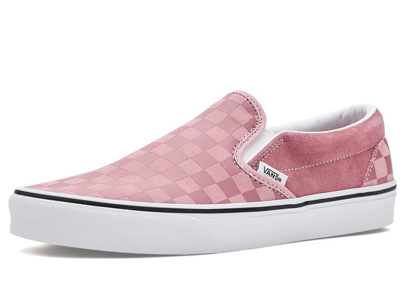 バンズ メンズ シューズ サンダル Vans Classic SlipOn Checkerboard Mauve チェック