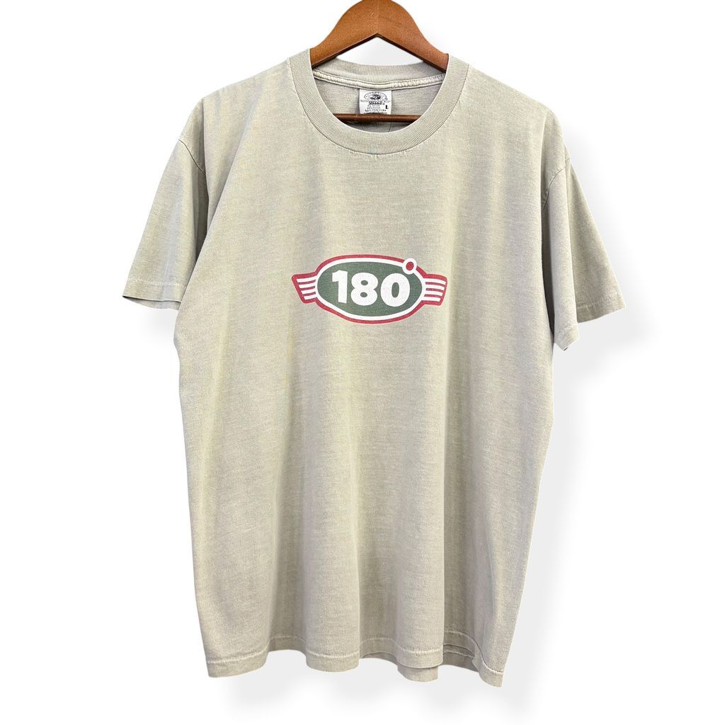 90's 180 ワンエイティー Made in USA プリントTシャツ Print T-shirt スケート ストリート 古着 シングルステッチ No.A163