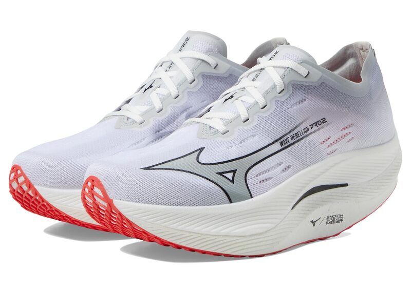 ミズノ レディース シューズ スニーカー Mizuno Wave Rebellion Pro 2 WhiteHarbor Mi ホワイト