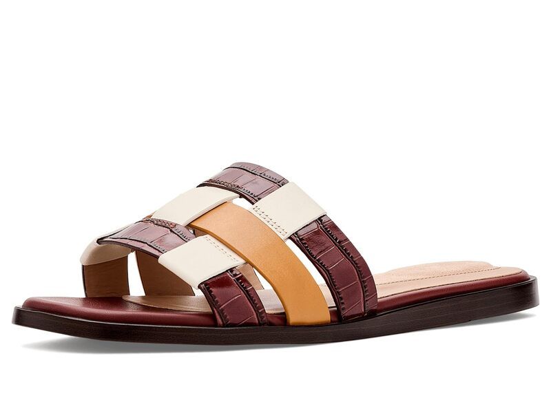 コールハーン レディース シューズ サンダル Cole Haan Goto Ensley Slide Mahogany Crocod