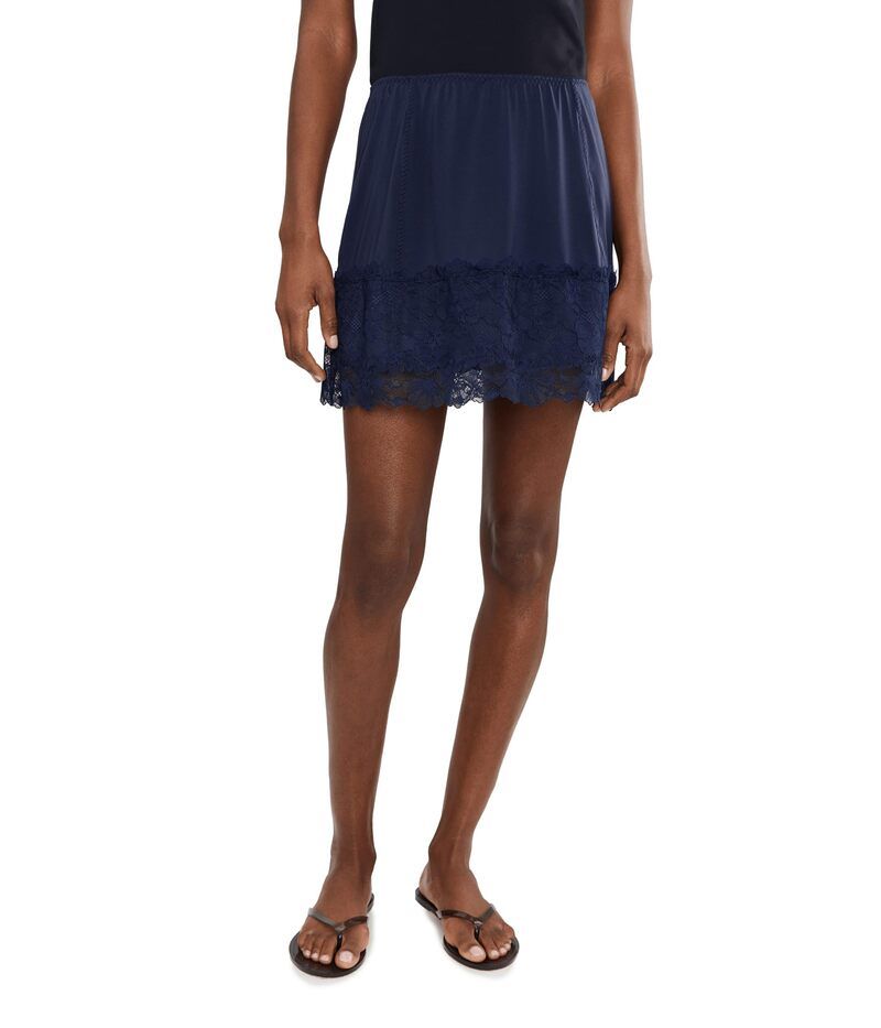 フリーピープル レディース ボトムスカート Free People Party Crashers Half Slip Deeper Iris 13,634円