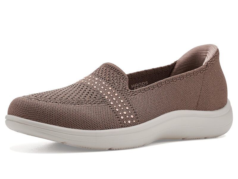 スケッチャーズ レディース シューズ スリッポン・ローファー キャップ Skechers Hands Free SlipIn OnTheGo Flex Radiant Captivate Brown