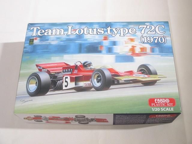 未組立 プラモデル EBBRO 1/20 Team Lotus type 72C 1970