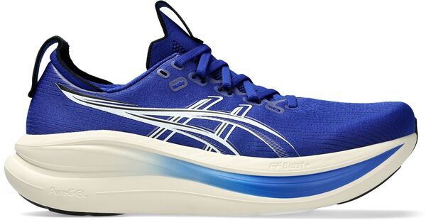 アシックス メンズ シューズ スニーカー ASICS Mens GELNIMBUS 28 Running Shoes Prussian BlueCream クリーム