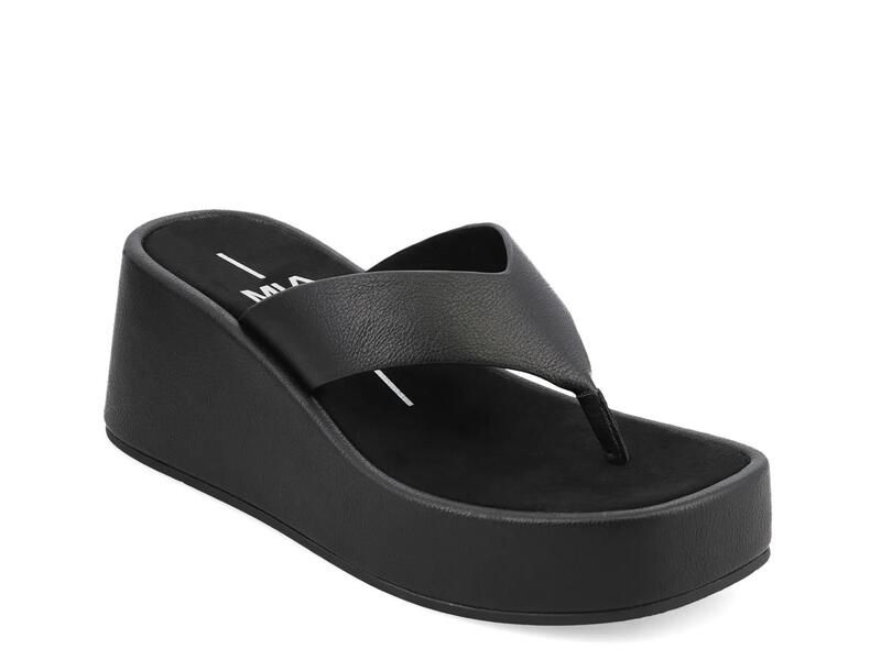 ミア レディース シューズ サンダル MiaNiccola Wedge Sandal Black ブラック