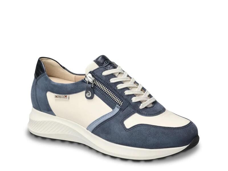 メフィスト レディース シューズ スニーカー MephistoKim Sneaker BlueOff White オフホワイト