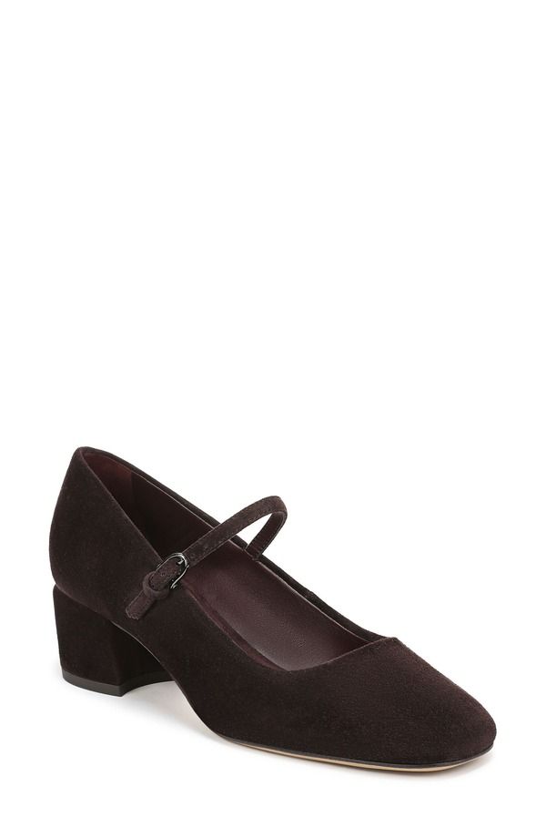 フランコサルト レディース シューズ ヒール Franco Sarto Davi Mary Jane Pump Dark Brown Leather ブラウン