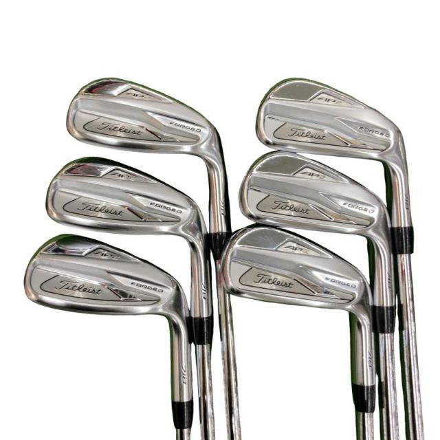 【中古】 タイトリスト Titleist AP2 718 6S アイアンセット IR 純正特注シャフト (フレックスS) メンズ 男性用 右利き 右用 Cランク ゴルフクラブ