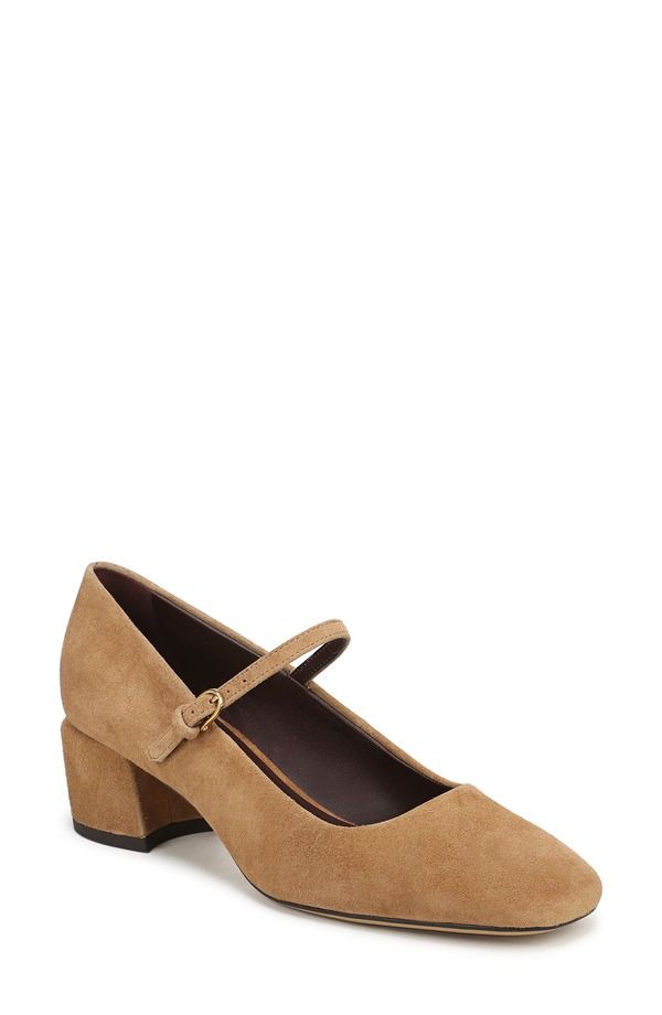 フランコサルト レディース シューズ ヒール Franco Sarto Davi Mary Jane Pump Light Brown Leather ブラウン