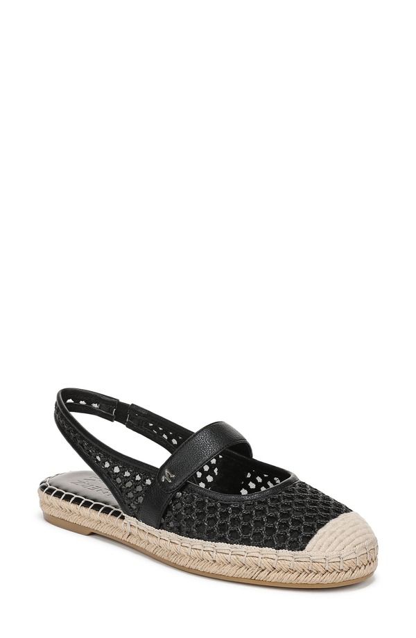 ナチュライザー レディース シューズ サンダル Naturalizer Jolie Slingback Espadrille Flat Black ブラック
