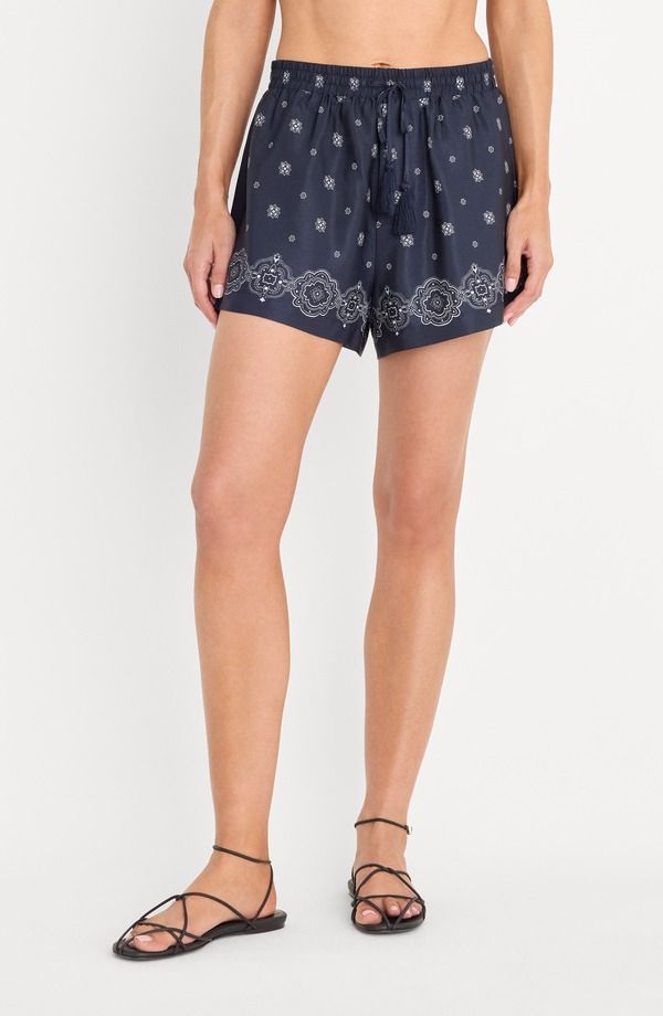 グッドアメリカン レディース ボトムス ハーフパンツ・ショーツ ショートパンツ Good American The Recess Drawstring Shorts Bandana