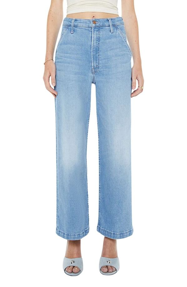 マザー レディース ボトムス デニムパンツ ストレート ハイウエスト アンクル ジーンズ MOTHER The Stud Finder High Waist Ankle Relaxed Straigh