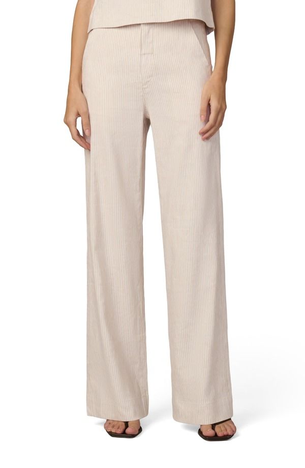 ジョーズ レディース ボトムス レギンス ワイドレッグ パンツ リネン Joes The Clean Stripe Wide Leg Linen Blend Pants Mirco Stripe スト