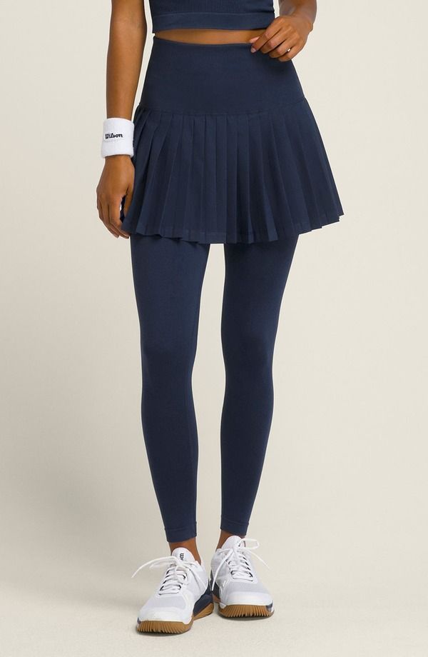ウィルソン レディース ボトムス カジュアルパンツ スカート WILSON Midtown Skirty Tights Classic Navy ネイビー