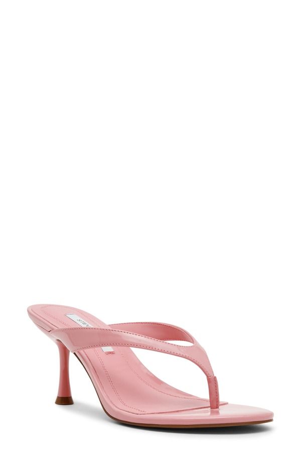 スティーブ マデン レディース シューズ ヒール Steve Madden Faroh Flip Flopink Patent ピンク