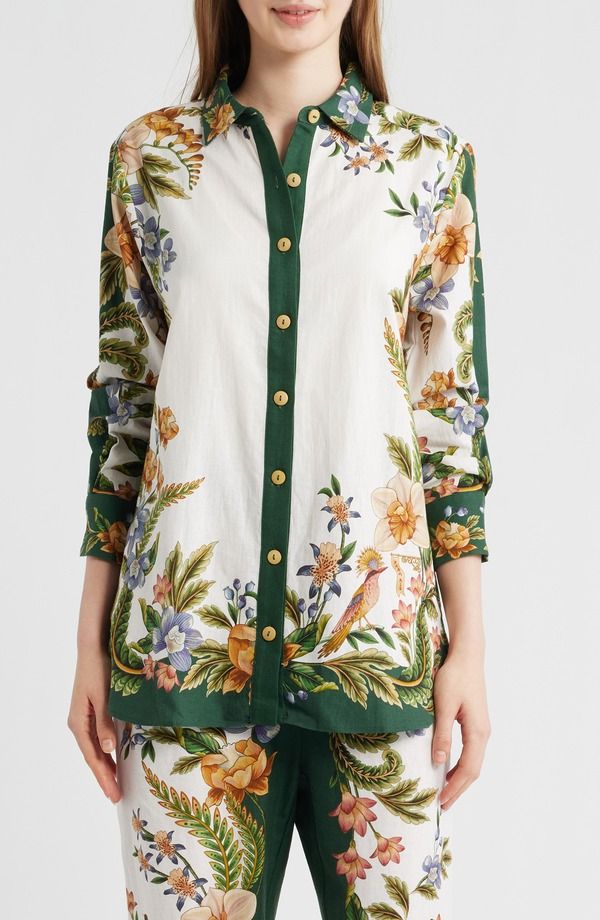 ファーム レディース トップス シャツ リネン FARM Rio Sand Nature Linen Blend ButtonUp Shirt Nature Sand サンド
