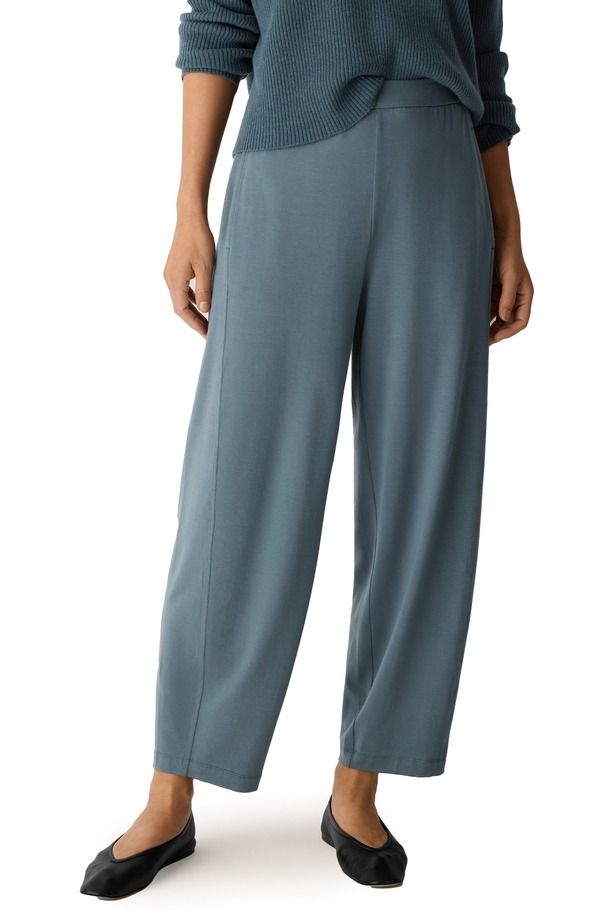 エイリーンフィッシャー レディース ボトムス レギンス パンツ アンクル ジャージー Eileen Fisher Jersey Ankle Lantern Pants Eucalyptus