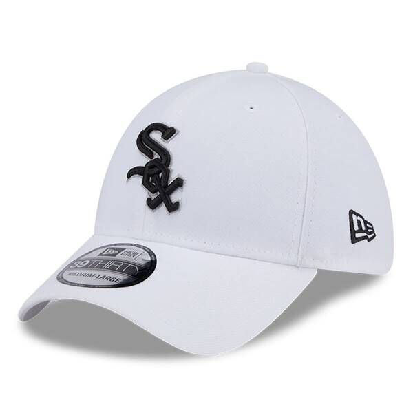 ニューエラ メンズ アクセサリー 帽子 Mens New Era White Chicago White Sox Evergreen 39THIRTY Flex Hat White ホワイト