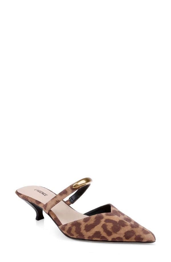ラジャンス レディース シューズ パンプス LAGENCE Catania Muleopard Print Calf Hair アニマル