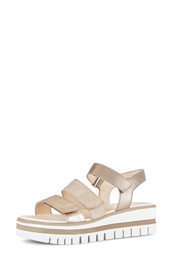 ガボール レディース シューズ サンダル Gabor Strappy Wedge Sandal Mutaro