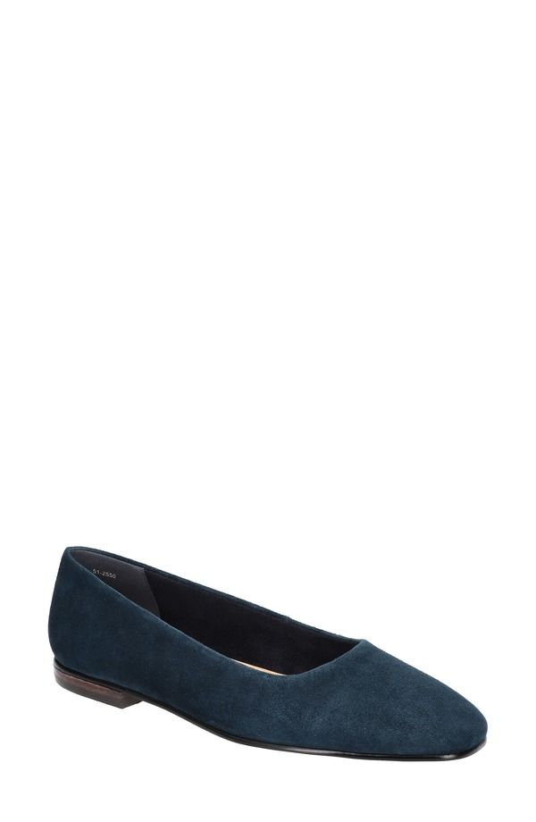ベラヴィータ レディース シューズ パンプス Bella Vita Kimiko Flat Navy Kidsuede Leather ネイビー