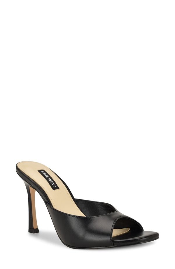 ナインウェスト レディース シューズ パンプス サンダル Nine West Kisco Slide Sandal Black ブラック