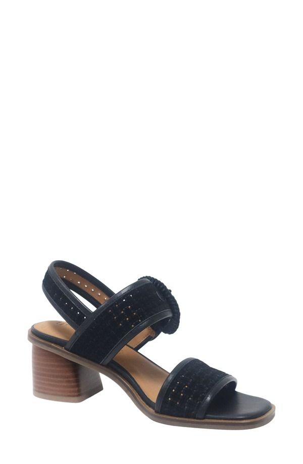 ジェントルソウルズ レディース シューズ サンダル Gentle Souls Mystic Slingback Sandal Black Suede ブラック