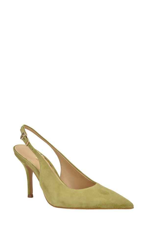 ゲス レディース シューズ ヒール GUESS Princelsa Slingback Pump Green グリーン