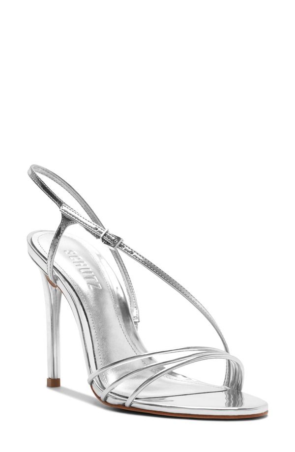 シュッツ レディース シューズ ヒール サンダル Schutz Inez Slingback Sandal Prata