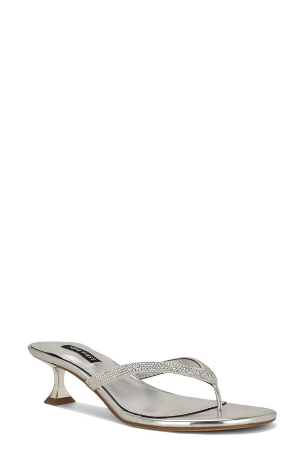 ナインウェスト レディース シューズ パンプス Nine West Cruiseh Flip Flop Silver 040 シルバー