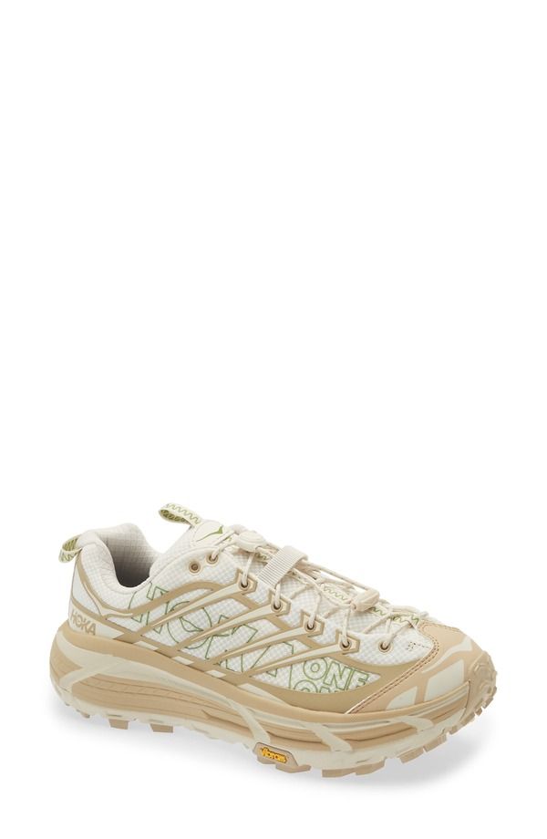 ホカオネオネ レディース シューズ スニーカー HOKA Mafate Three2 Wordmark Sneaker Khaki Oatmilk カーキ