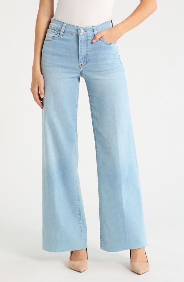 フレーム レディース ボトムス デニムパンツ ジーンズ FRAME Le Slim Raw Hem Palazzo Jeans Hush Raw After