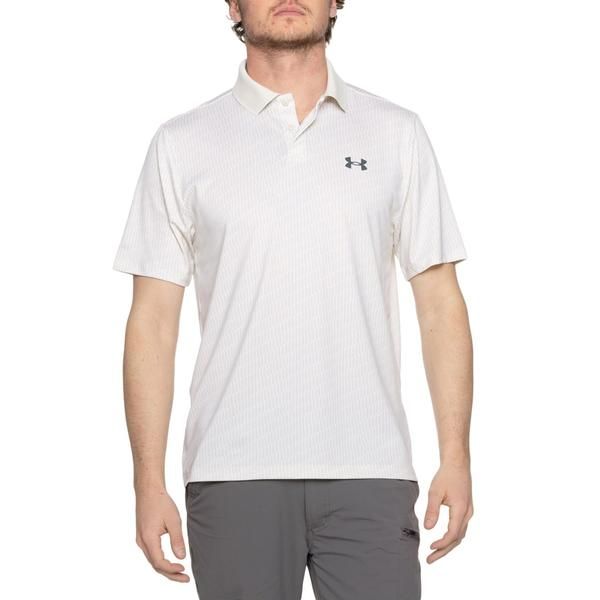 アンダーアーマー メンズ トップス シャツ プリント Under Armour Matchplay Printed Golf Polo Shirt UPF 40 Short Sleeve Summit