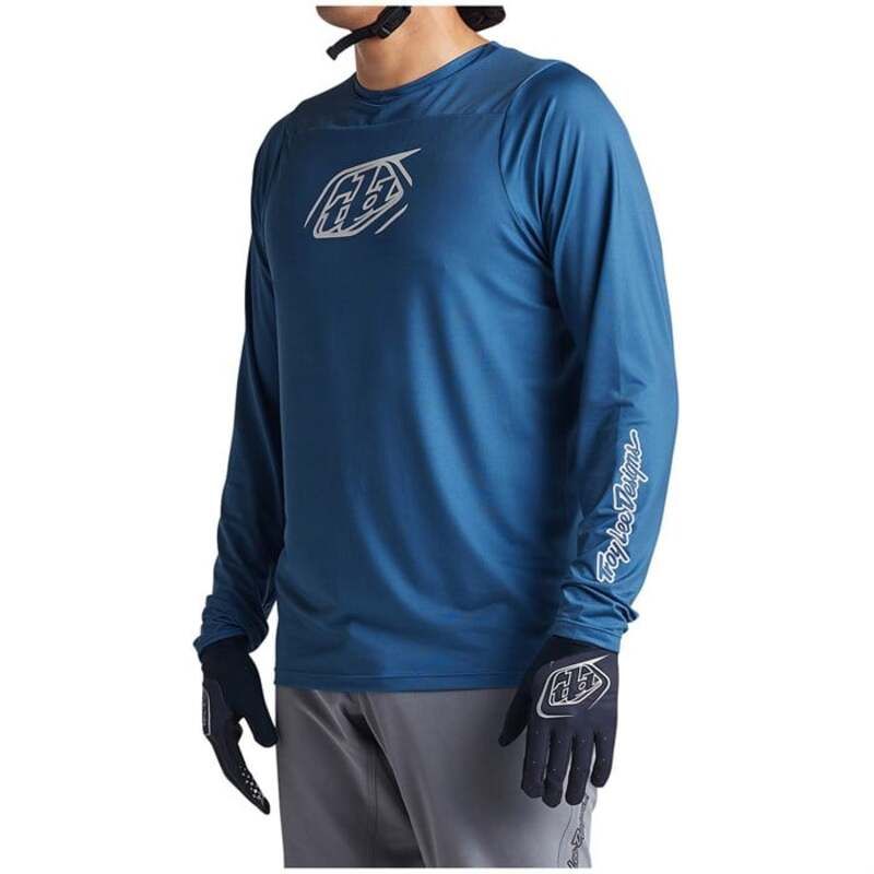トロイリーデザイン メンズ トップス Tシャツ ジャージー 長袖 Troy Lee Designs Skyline LongSleeve Jersey Iconic Indigo インディゴ