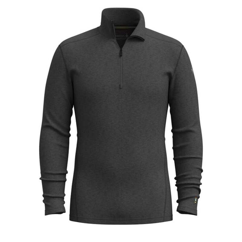 スマートウール メンズ トップス シャツ Smartwool Classic Thermal Merino Base Layer 14 Zip Top Mens Charcoal Heather チャ