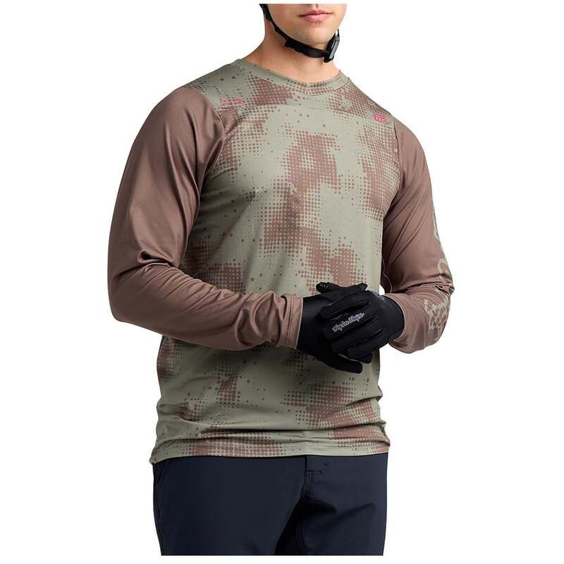 トロイリーデザイン メンズ トップス Tシャツ ジャージー Troy Lee Designskyline ChillS Jersey Scattered Olive オリーブ