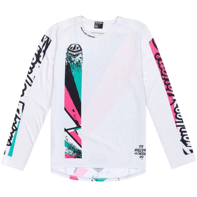 トロイリーデザイン メンズ トップス Tシャツ プリント ジャージー Troy Lee Designsprint Jersey Full Pull Chalk チョーク