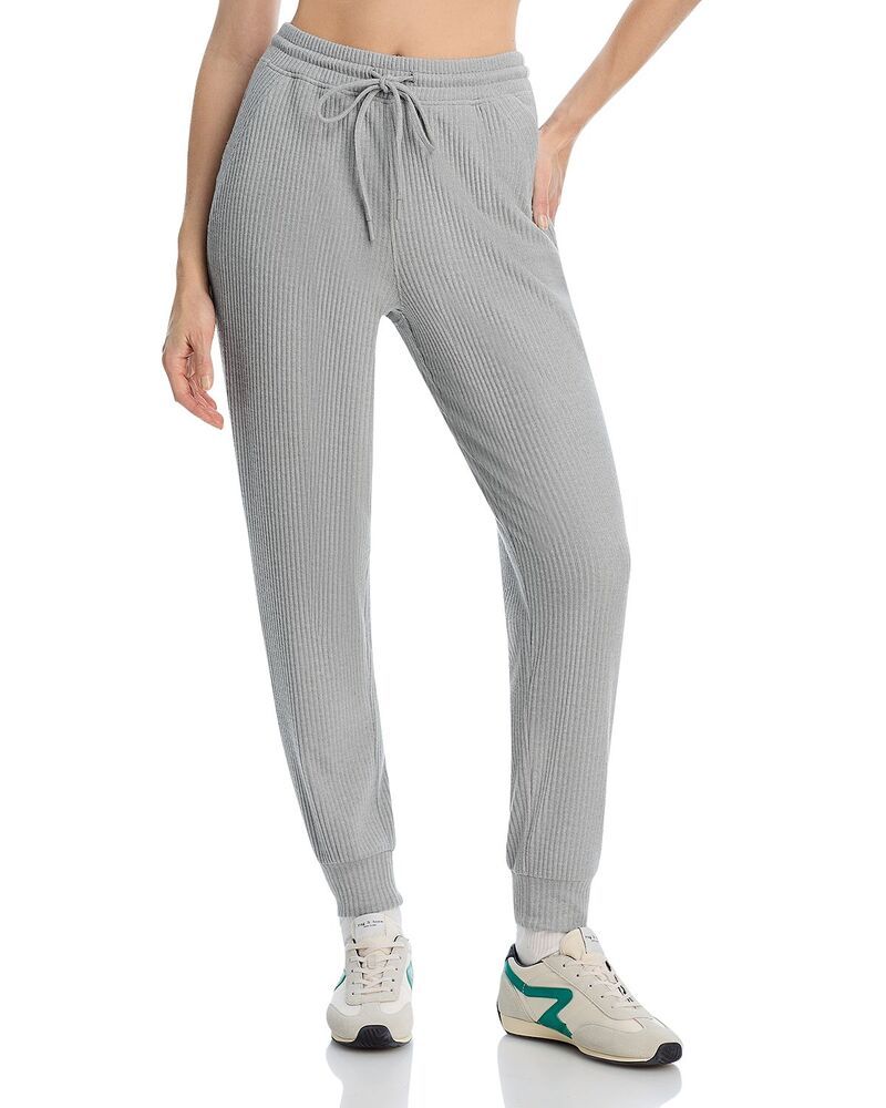 アクア レディース ボトムス カジュアルパンツ ジョガーパンツ AQUA Brushed Rib Joggers Exclusive Heather Gray グレー