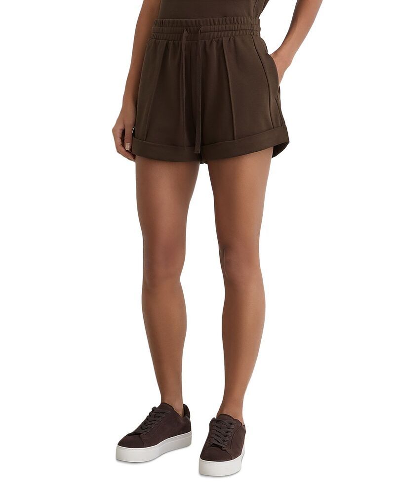 レイス レディース ボトムス ハーフパンツ・ショーツ ショートパンツ REISS Willa Sweat Shorts Chocolate チョコレート