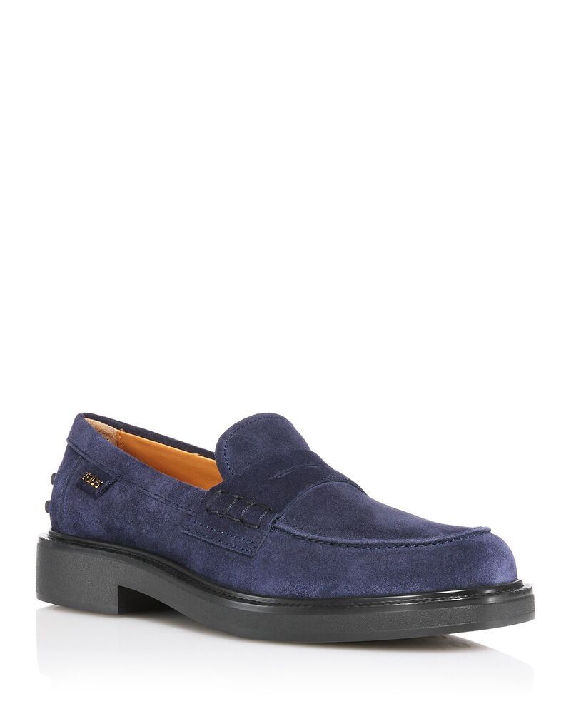 トッズ レディース シューズ スリッポン・ローファー Tods Womens Gomma Penny Loafers Blue ブルー