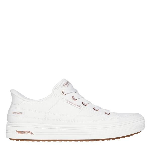 スケッチャーズ レディース シューズ スニーカー Skechers Womenslip On Trainers White ホワイト