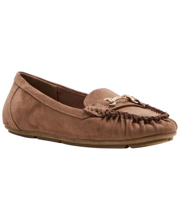 アンクライン レディース シューズ スリッポン・ローファー Anne Klein Womens Hewlett Slip On Driver Loafers Taupe トープ