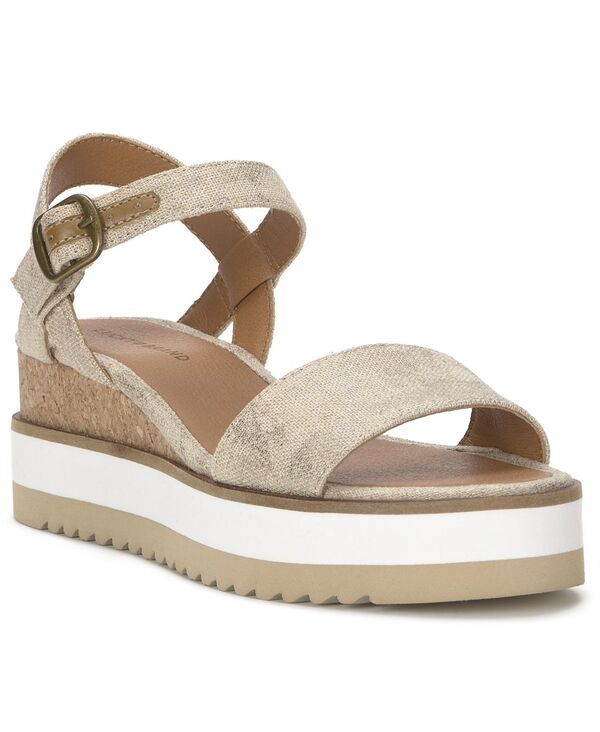 ラッキーブランド レディース シューズ サンダル プラットフォーム Lucky Brand Womens Temay Platform Wedge Sandals Natural Metallic L