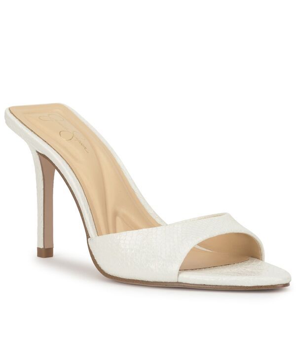 ジェシカシンプソン レディース シューズ サンダル Jessica Simpson Womens Dravie Stiletto Dressandals Bright White Glazed Sna