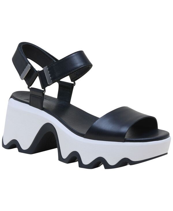 ソレル レディース シューズ サンダル Sorel Womens Kinetic Aura YStrap Sandals BlackSea Salt ブラック