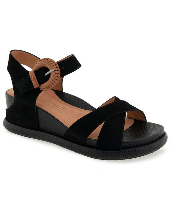 ジェントルソウルズ レディース シューズ サンダル Gentle Souls Womens Jaylee Round Toe Sandals Black Suede ブラック 40,170円