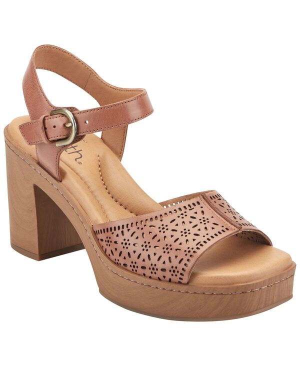 アース レディース シューズ サンダル プラットフォーム レザー ヒール Earth Womens Quinty Leather Platform Block Heel Dressandals Bro