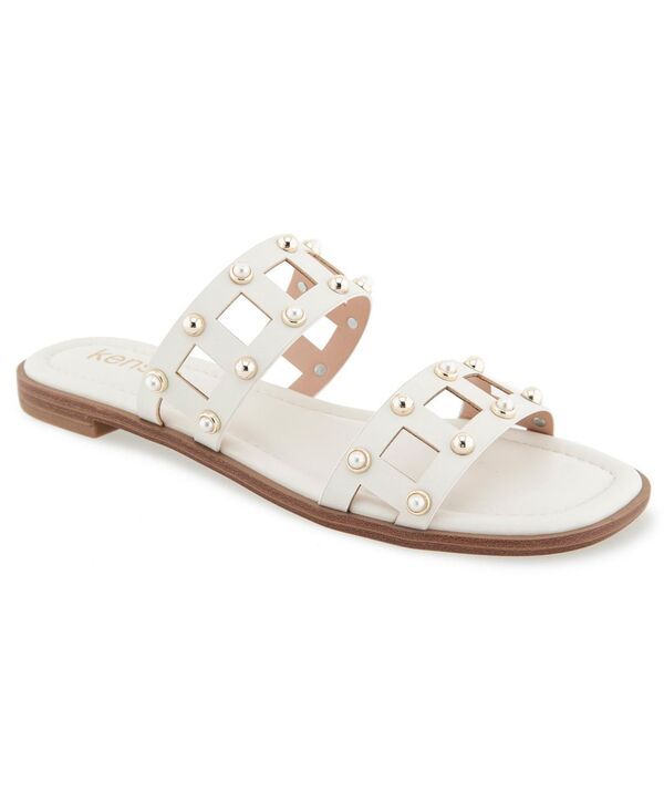 ケンジー レディース シューズ サンダル Kensie Womens Rosaly Flat Sandal Off white オフホワイト