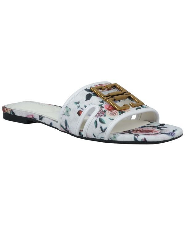 ジャーニ ベルニーニ レディース シューズ サンダル Giani Bernini Womens Ingridd Slide Flat Sandals White Floral ホワイト